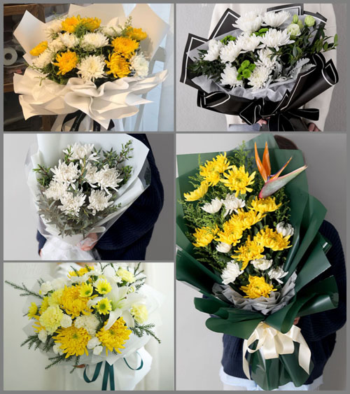 湖北随州市随县淮河镇后家油坊村白事花束代送